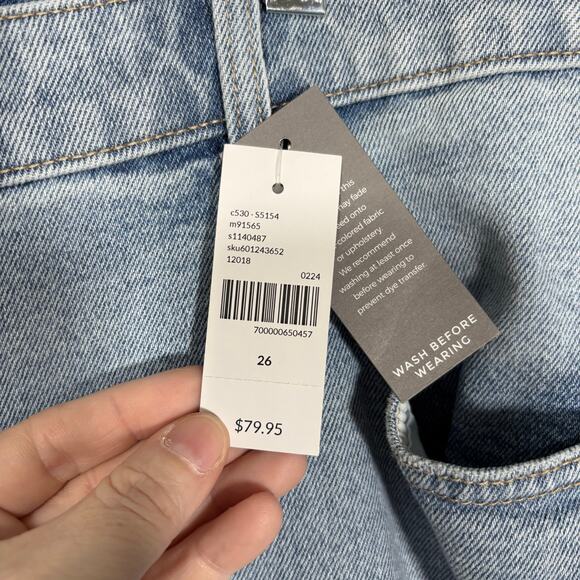 Lane Bryant NWT Coquette Embroidered Boyfriend Capri Jeans - 26 - Women's Plus - Picture 5 of 10